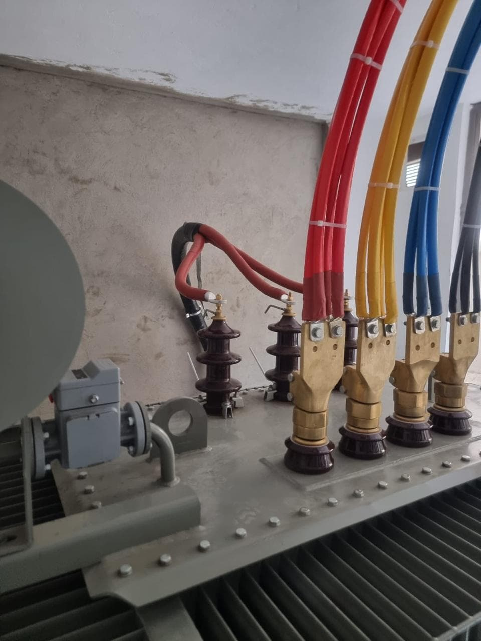 Transformer cable termination work
