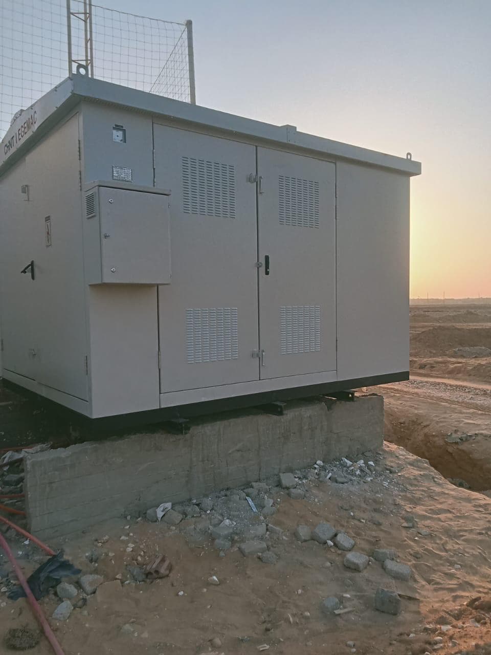 Open switchgear panels