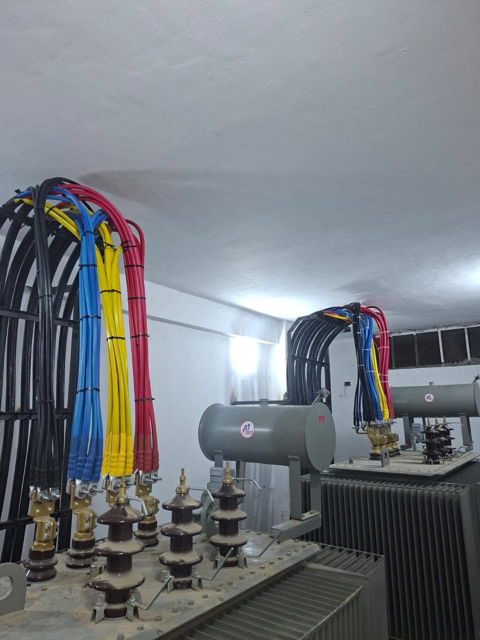 Transformer room cables